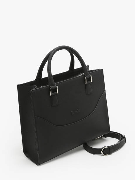 Sac Porté Main Event Cuir Nathan baume Noir event 8 vue secondaire 2