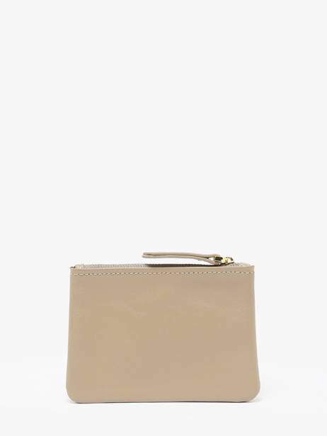 Wallet Leather Nat et nin Beige vintage SOLY other view 2