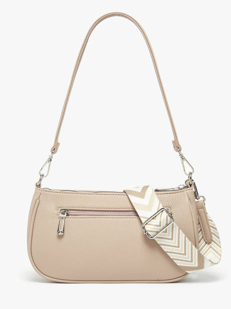 Ccrossbody Shoulder Bag Grained Miniprix Beige grained F3699 other view 3