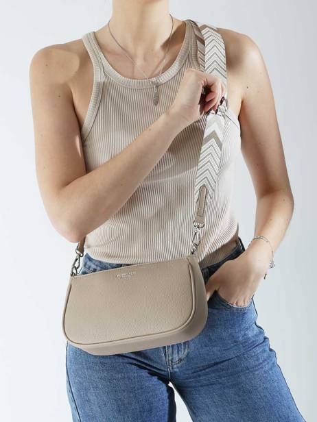 Ccrossbody Shoulder Bag Grained Miniprix Beige grained F3699 other view 1