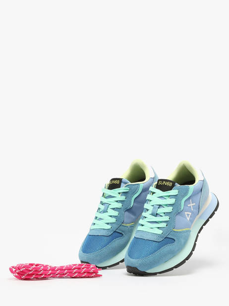 Sneakers Ally Color Explosion Sun68 Blue women Z35204 other view 3