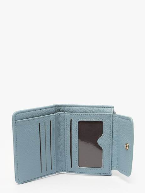 Porte-monnaie Porte-cartes Miniprix Bleu grained 78COK865 vue secondaire 1