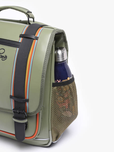 3-compartment Backpack Cameleon Green vintage north PBVWSD39 other view 5