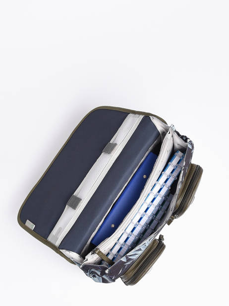 Satchel 2 Compartments Cameleon Gray vintage urban PBVBCA35 other view 4