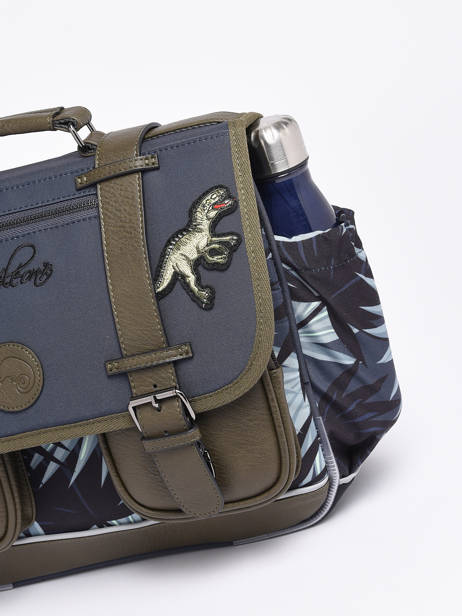 Satchel 2 Compartments Cameleon Gray vintage urban PBVBCA35 other view 6