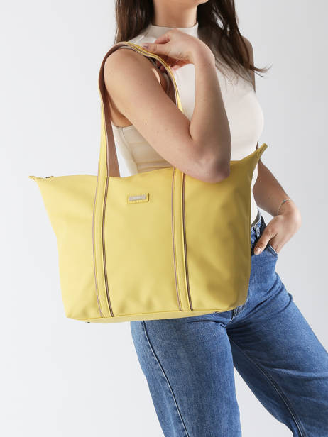 Shoulder Bag Tara Nylon Hexagona Yellow tara 8120166 other view 1
