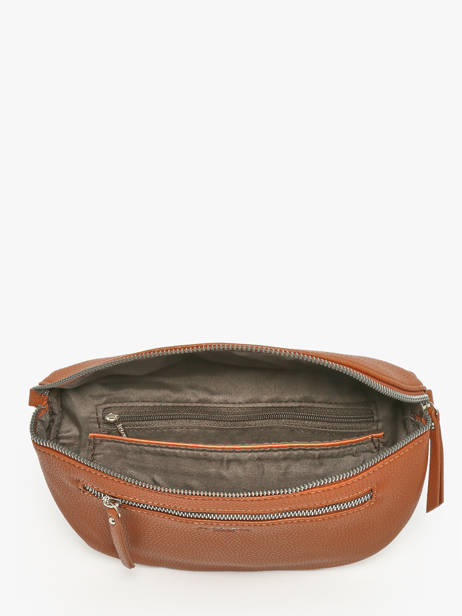 Sac Banane Flora & co Marron grained F8546 vue secondaire 2