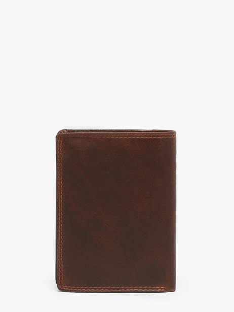 Checkholder With Coin Purse Leather Maverick Brown the original MAVTO032 other view 2