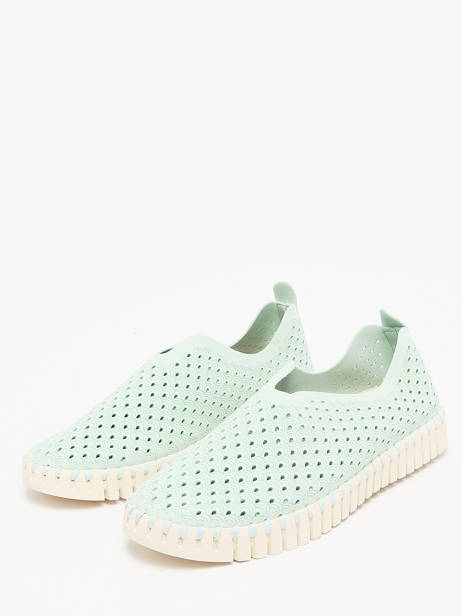 Moccasins Ilse jacobsen Green women TULI3275 other view 2