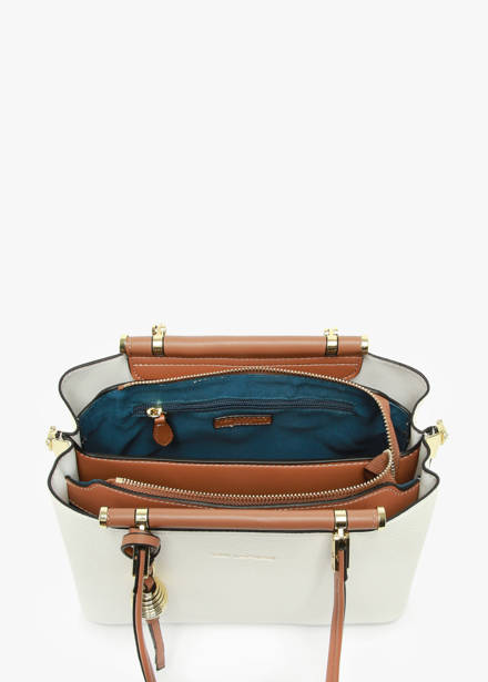 Small Azalie Satchel Ted lapidus White azalie TLHF9583 other view 3