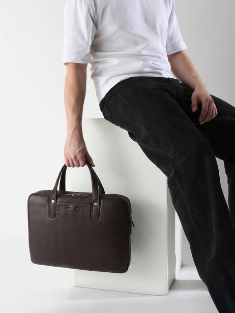 Business Bag Arthur & aston Brown leon 2 other view 1