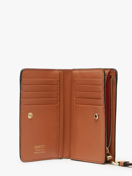 Leather Origami Wallet Lancel Orange origami A13423 other view 1