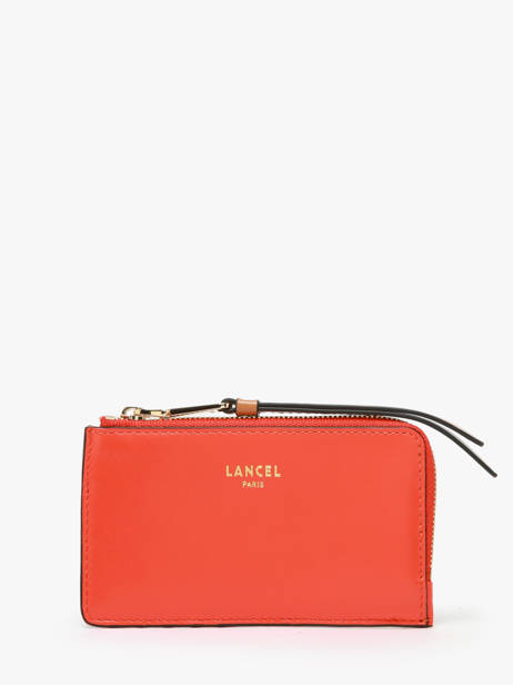 Porte-cartes Origami Cuir Lancel Orange origami A13422