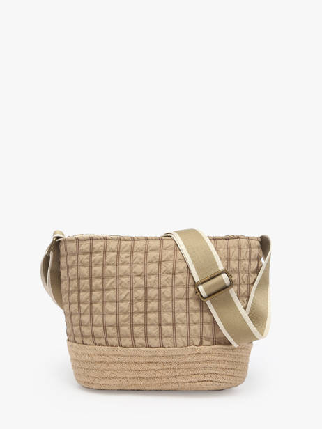 Shoulder Bag Gaufrette Le voyage en panier Beige gaufrette PM881 other view 4
