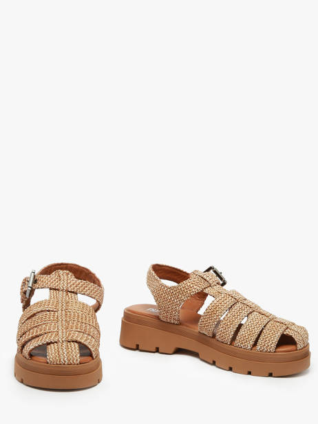 Sandals Shea In Leather Nuyou Beige women 37120 other view 2