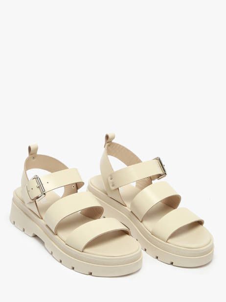 Sandals Dalia In Leather Nuyou Beige women 37103 other view 1