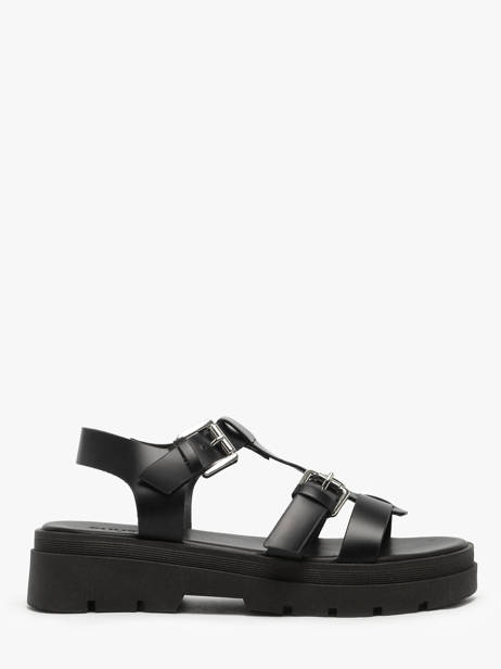 Sandals Teresa In Leather Nuyou Black women 37121