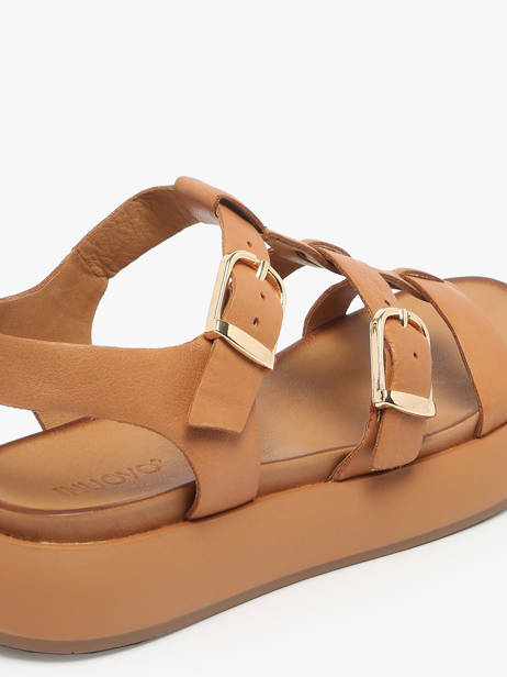 Sandals In Leather Inuovo Green women A96046 other view 2