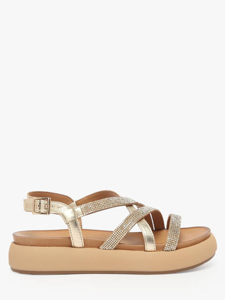 Sandals In Leather Inuovo Gold women A96051