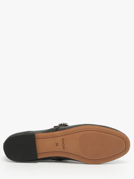 Ballerinas With Straps In Leather Inuovo Black women C11003 other view 5