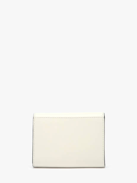 Wallet Leather Lancel White angele A13161 other view 2