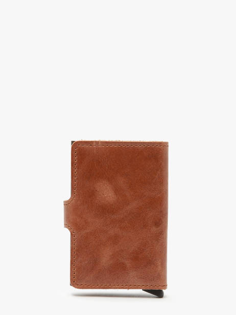 Vintage Leather Card Holder Secrid Brown vintage MV other view 3