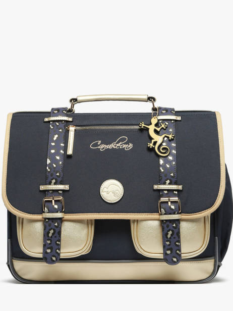 Satchel For Kids 3 Compartments Cameleon Blue vintage fantasy CA41