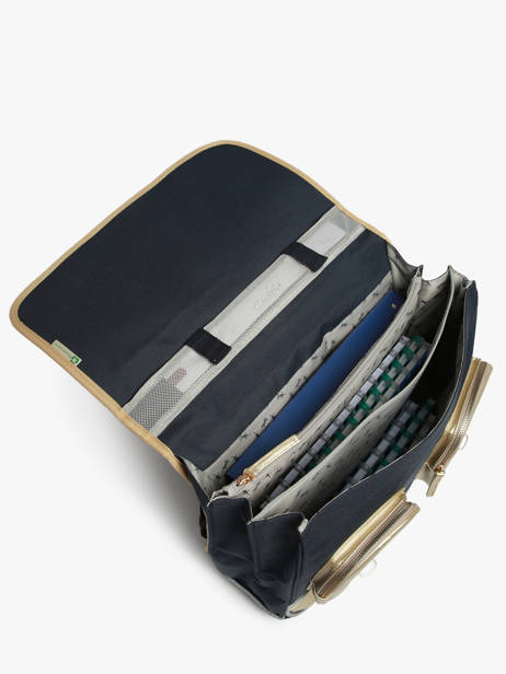 Satchel For Kids 3 Compartments Cameleon Blue vintage fantasy CA41 other view 3