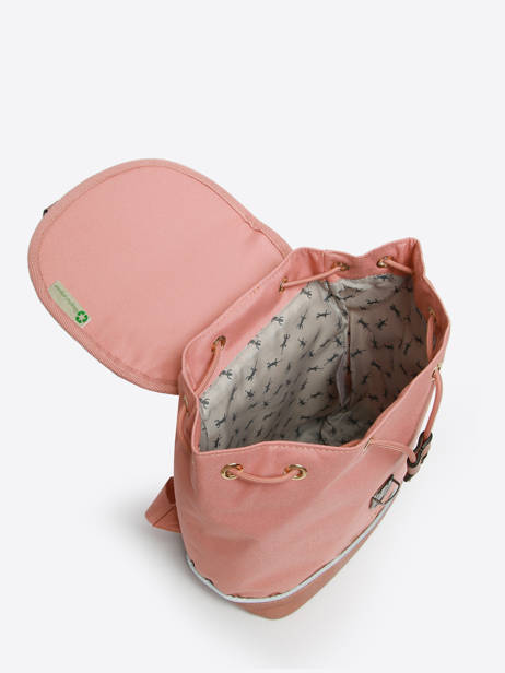 1 Compartment Backpack Cameleon Pink vintage fantasy SD25 other view 3