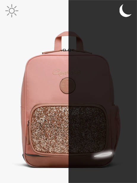 1 Compartment Backpack Cameleon Pink vintage fantasy SD33 other view 8