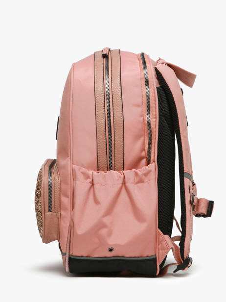 2-compartment Backpack Cameleon Pink vintage fantasy SO40 other view 2