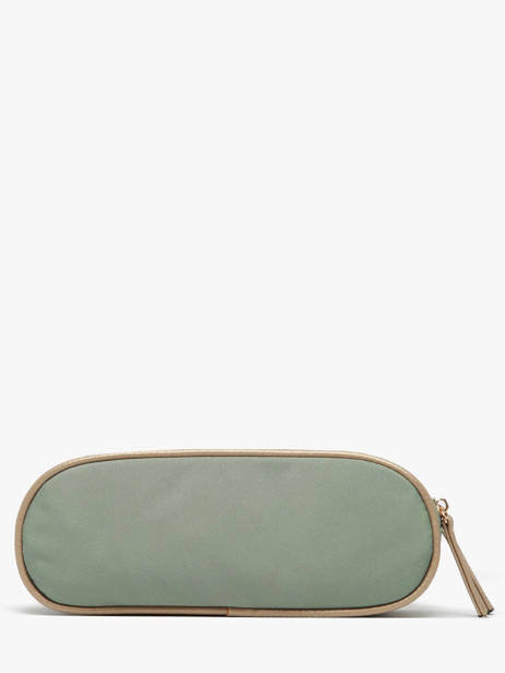 Pencil Case For Kids 2 Compartments Vintage Fantasy Cameleon Green vintage fantasy TROU other view 2