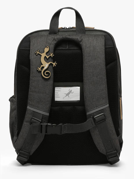 2-compartment Backpack Cameleon Gray vintage urban SO40 other view 4