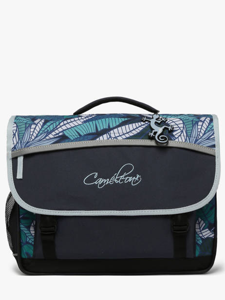 Satchel For Kids 3 Compartments Cameleon Blue actual CA41