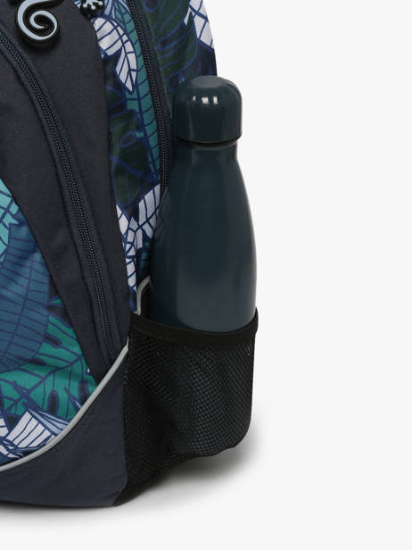 2-compartment Backpack Cameleon Blue actual SD39 other view 5