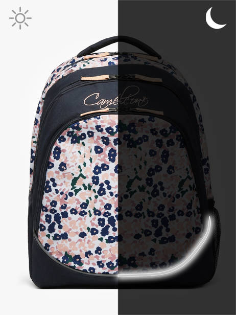 2-compartment Backpack Cameleon Blue actual SD45 other view 7