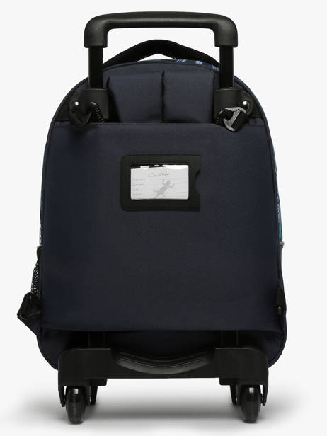 Wheeled Schoolbag Cameleon Blue actual SR39 other view 5
