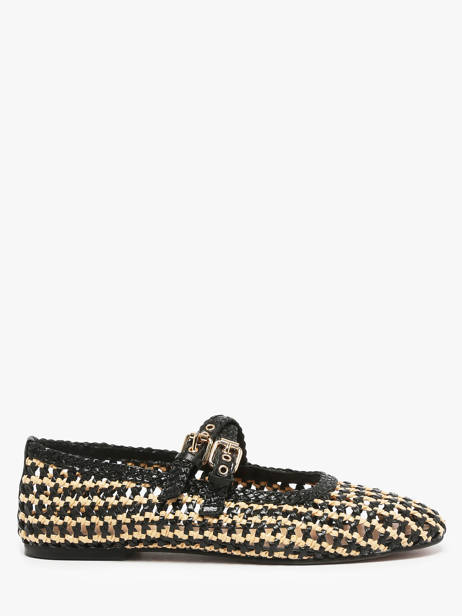 Ballerinas With Straps In Leather Inuovo Black women D47001