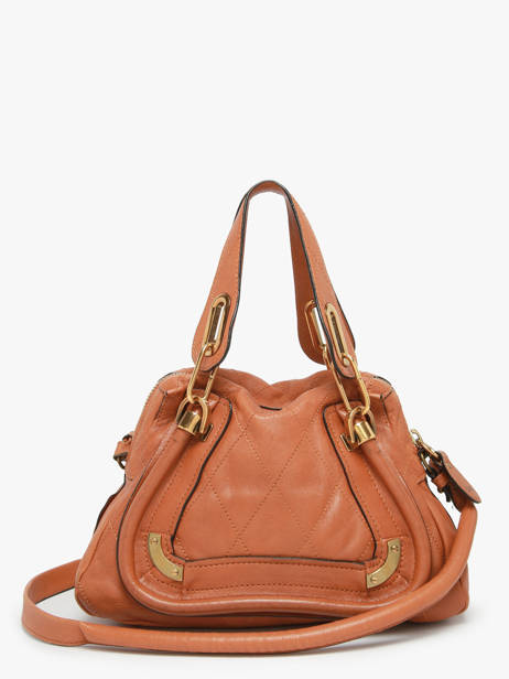 Preloved Leather Paraty Satchel Chloe Brown second life 1351290 other view 7