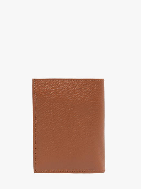 Wallet With Coin Purse Leather Madras Etrier Brown madras EMAD142 other view 3