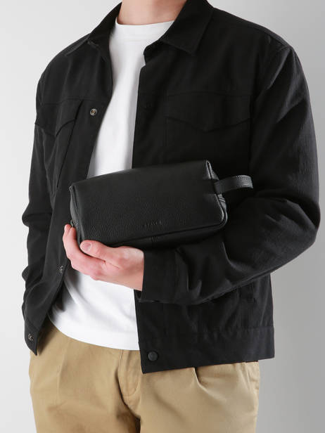 Leather Flandres Toiletry Kit Etrier Black flandres EFLA920M other view 1