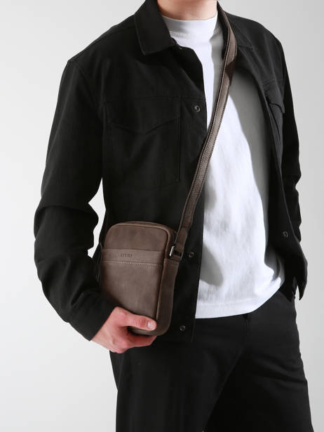 Leather Spider Crossbody Bag Etrier Brown spider ESPI704S other view 1