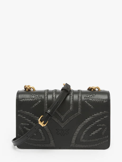 Shoulder Bag Love Bag Icon Leather Pinko Black love bag icon A2C3 other view 4