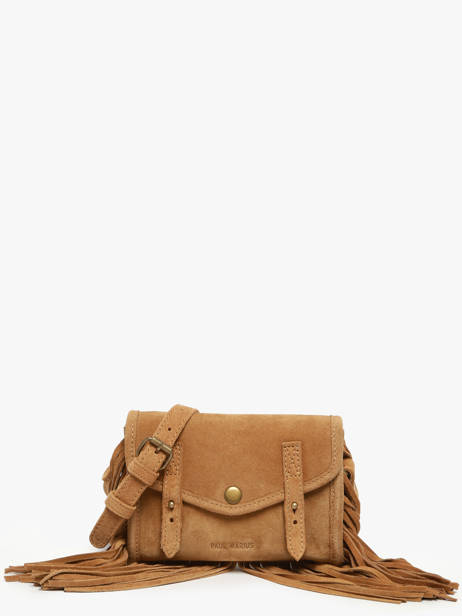 Leather Mini Indispensable Folk Bag Paul marius Brown folk MINIFOL