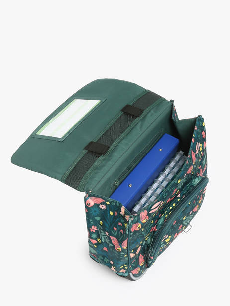 1 Compartment Satchel Tann's Green les fantaisies f 35266 other view 3