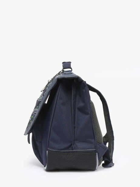 2-compartment Satchel Tann's Blue les fantaisies g 38142 other view 2