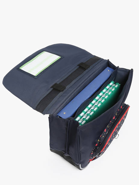 2-compartment Satchel Tann's Blue les fantaisies f 38321 other view 3