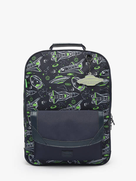 2-compartment Backpack Tann's Blue les fantaisies g 74142