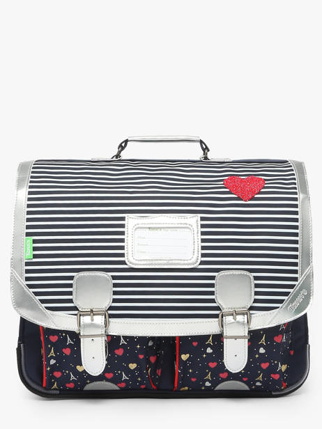 2-compartment Satchel Tann's Blue les fantaisies f 41321