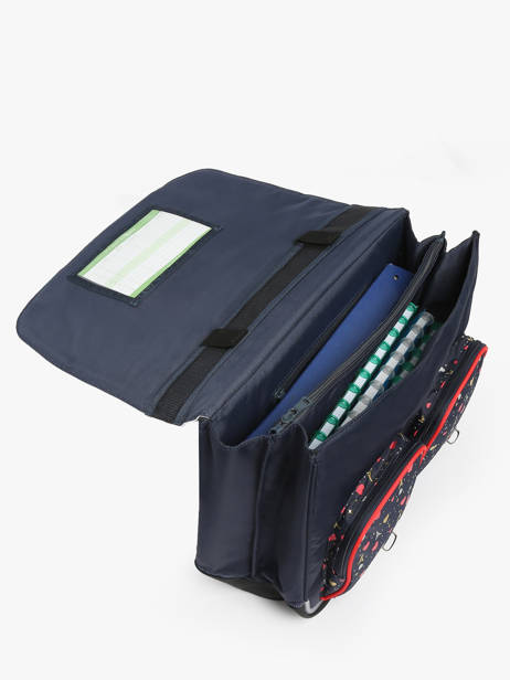 2-compartment Satchel Tann's Blue les fantaisies f 41321 other view 3